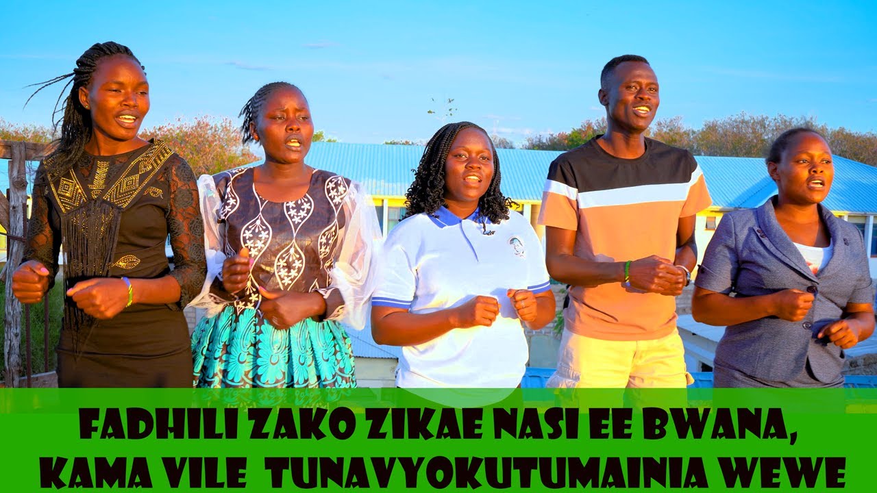 FADHILI ZAKO ZIKAE NASI EE BWANA KAMA VILE TUNAVYOKUTUMAINIA WEWE