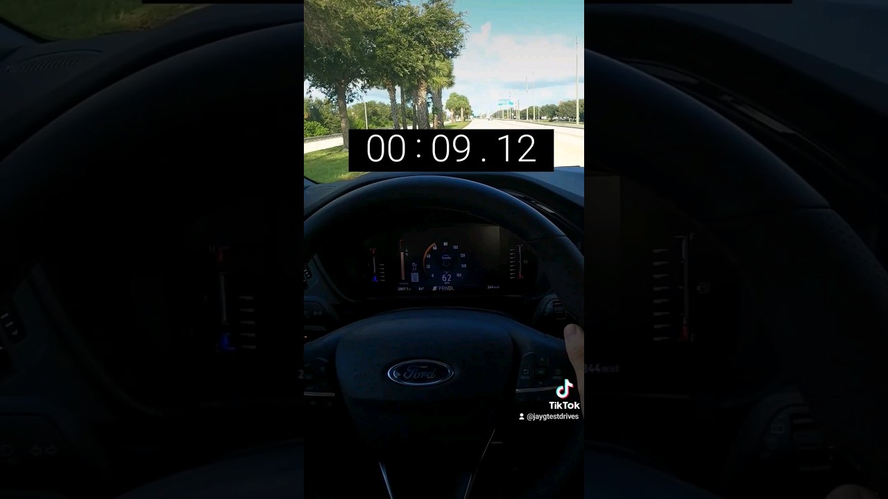 2023 Ford Escape ST-Line FWD 3cyl 1.5T 0-60 Test (Binaural Audio) #ford#shorts