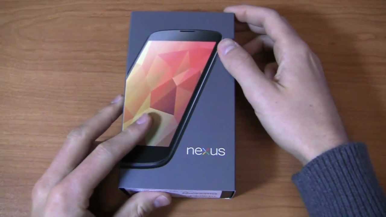 Google Nexus 4 Unboxing