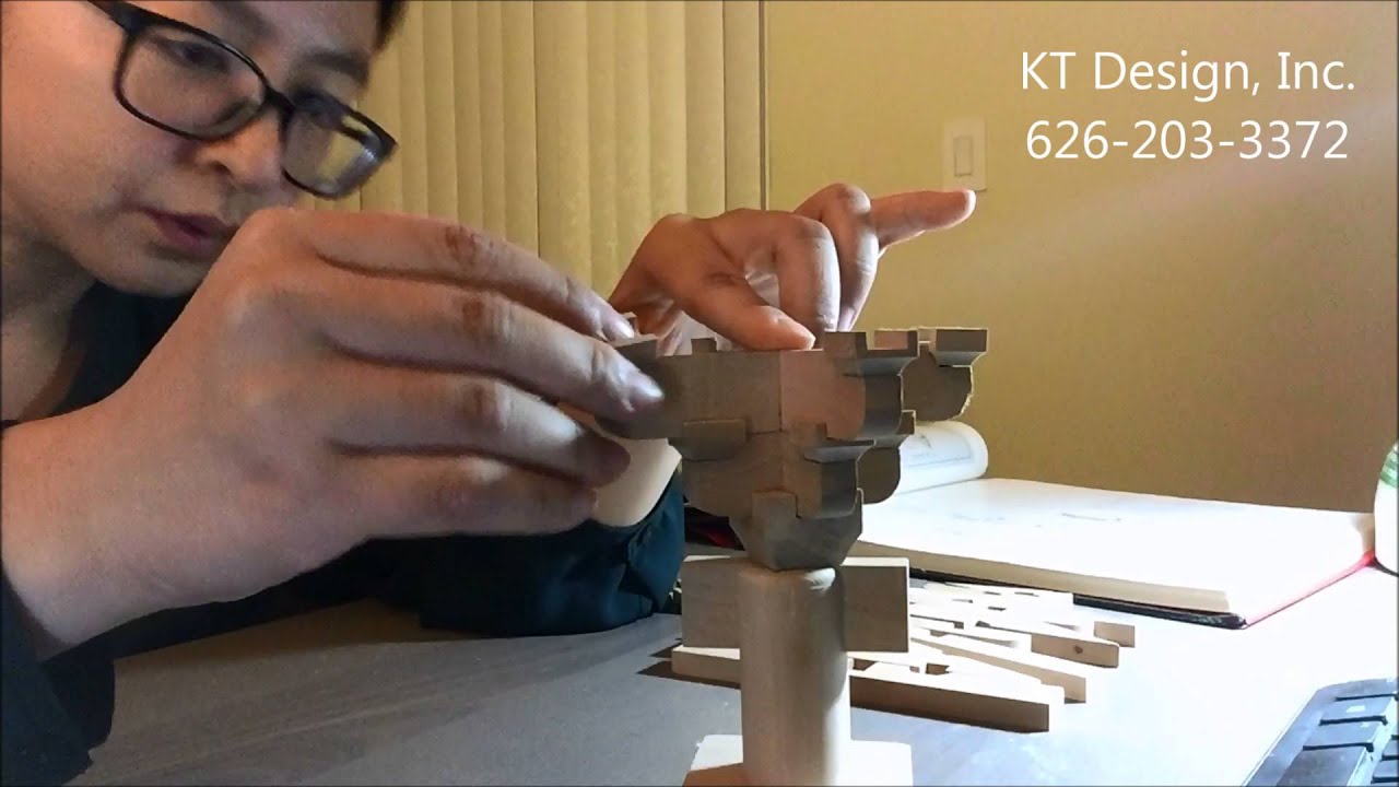Traditional Chinese Architecture: Fo Kuang Temple Bracket Set Demo