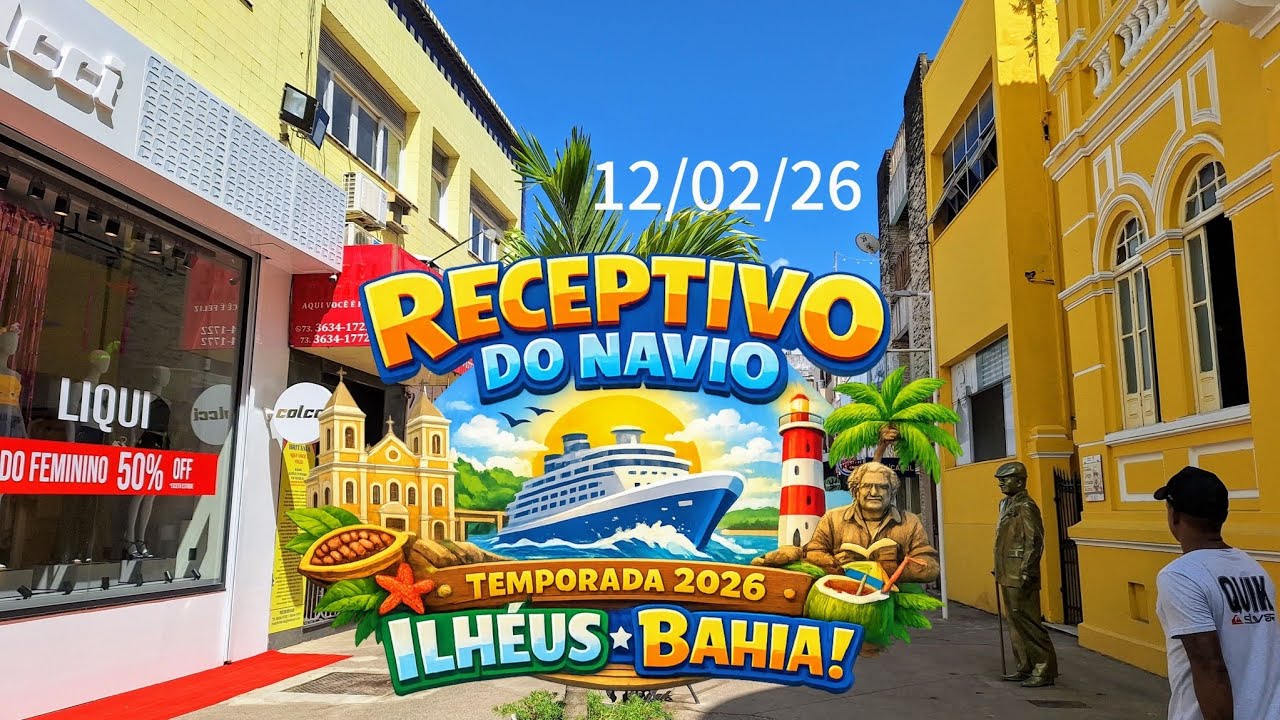 Receptivo em Ilhéus: Como a Terra da Gabriela Recebe o Navio MSC🛳️