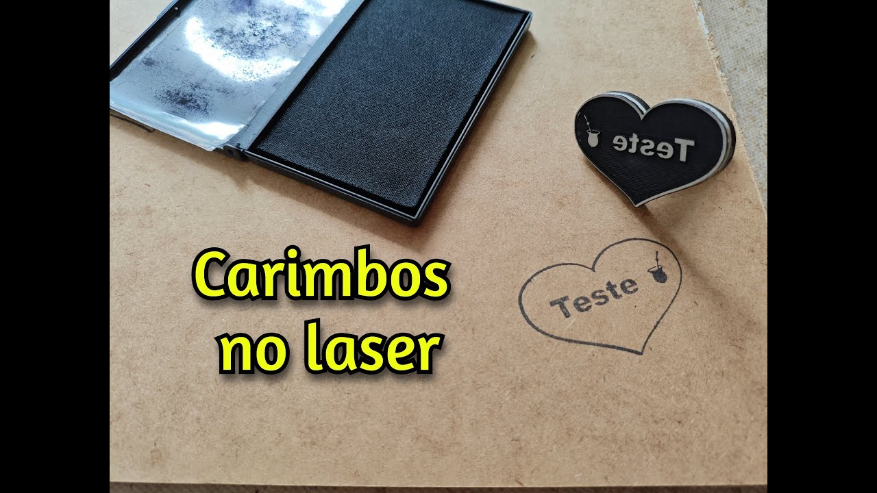 Como fazer carimbos na laser