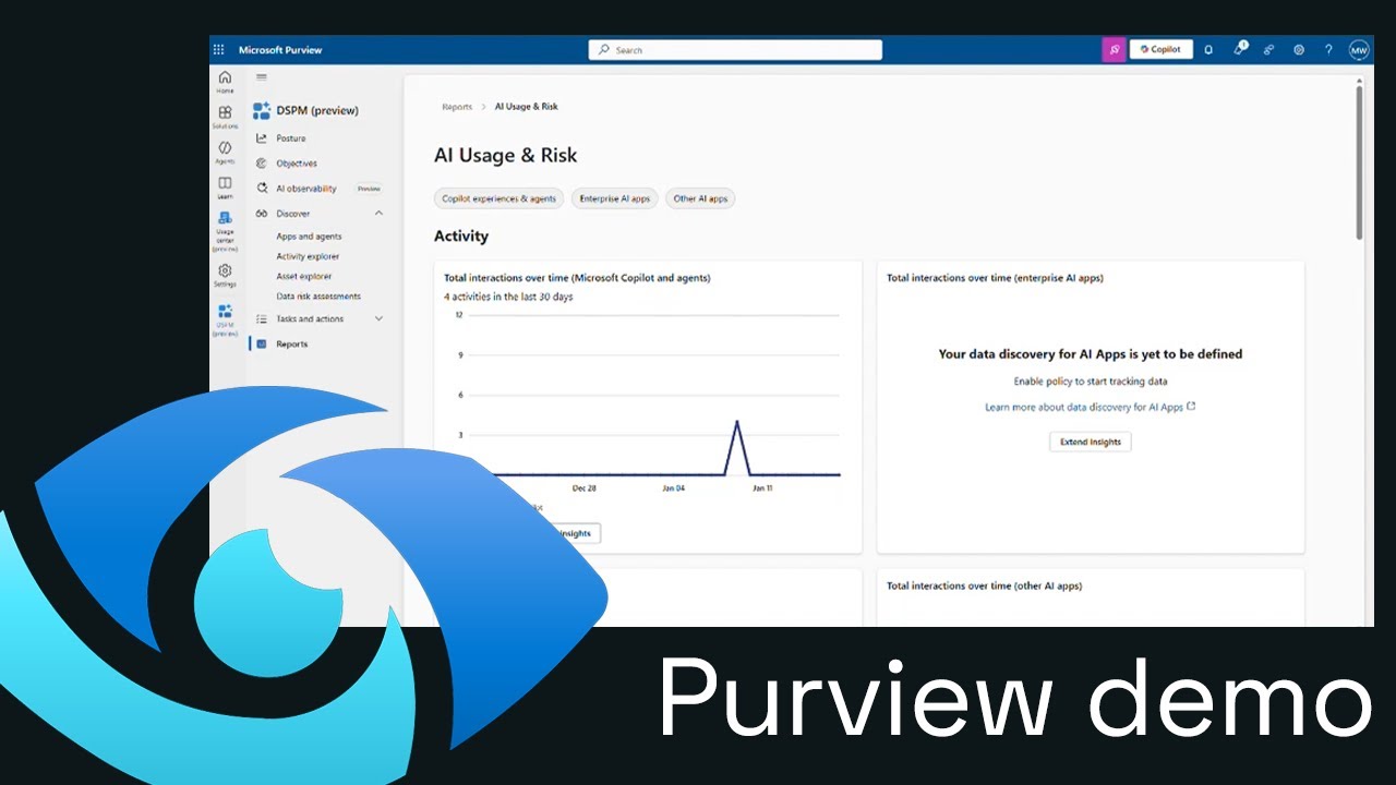 Демонстрация Microsoft Purview: Защита данных в эпоху искусственного интеллекта.