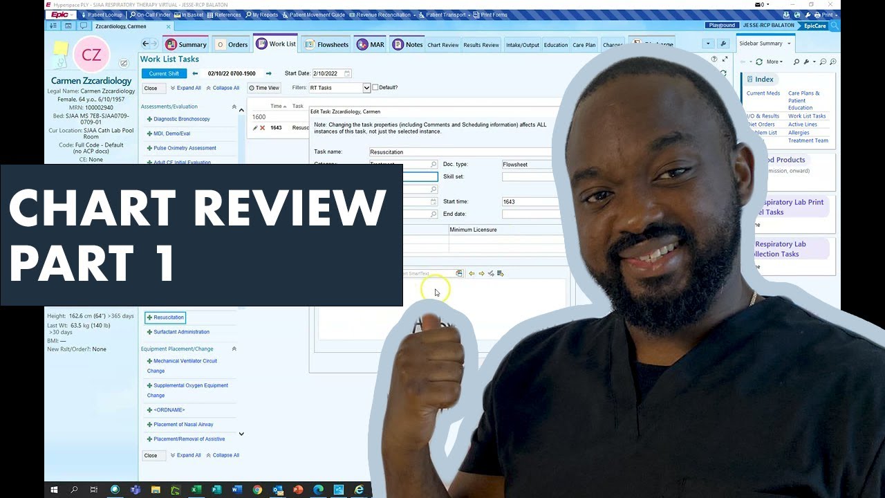How to Review The Patient's Chart on an EHR - Navigating Internal Medicine Series