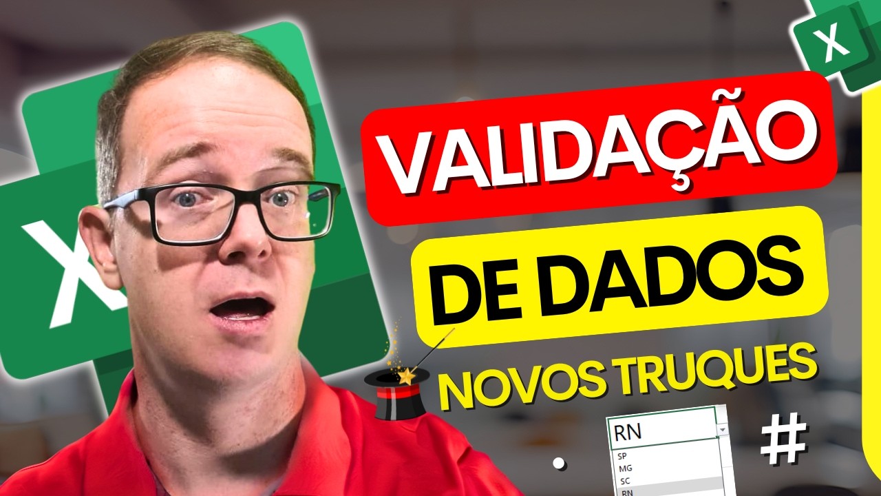 🤯 VALIDAÇÃO DE DADOS no Excel: Truques INACREDITÁVEIS para Lista Suspensa (Novidade!)