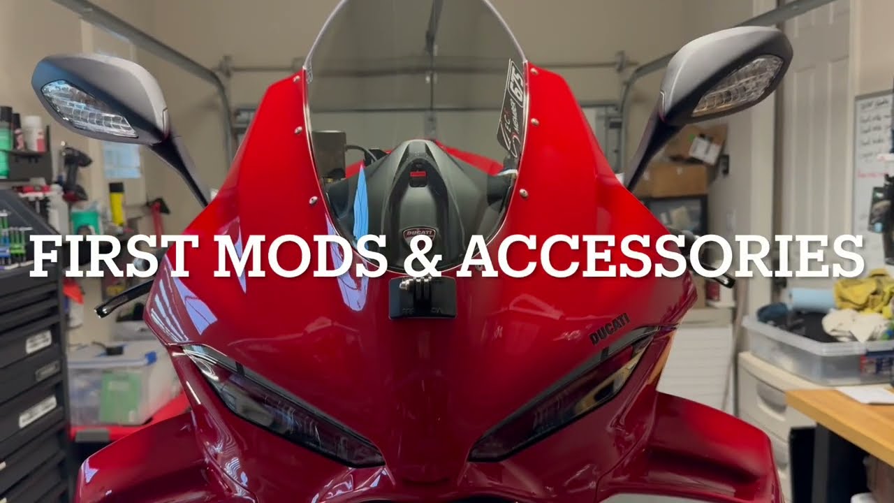 First Mods & Accessories 2025 Ducati Panigale V4S