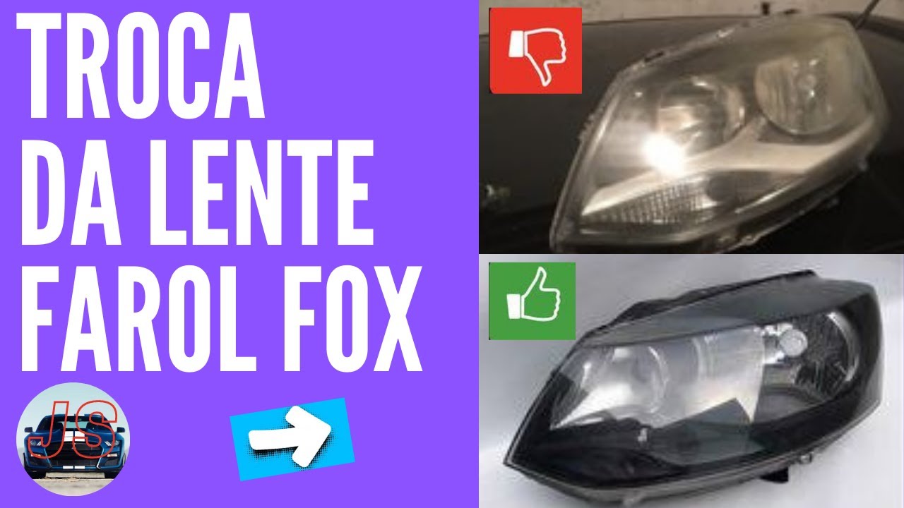 Como trocar lente do farol