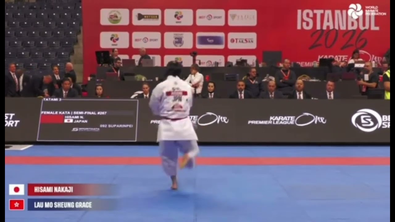 Grace Lau Mo Sheung 🇭🇰 (Papuren) VS Nisami Nakaji (Suparinpei) Female Kata Semi Finals Istanbul 2026