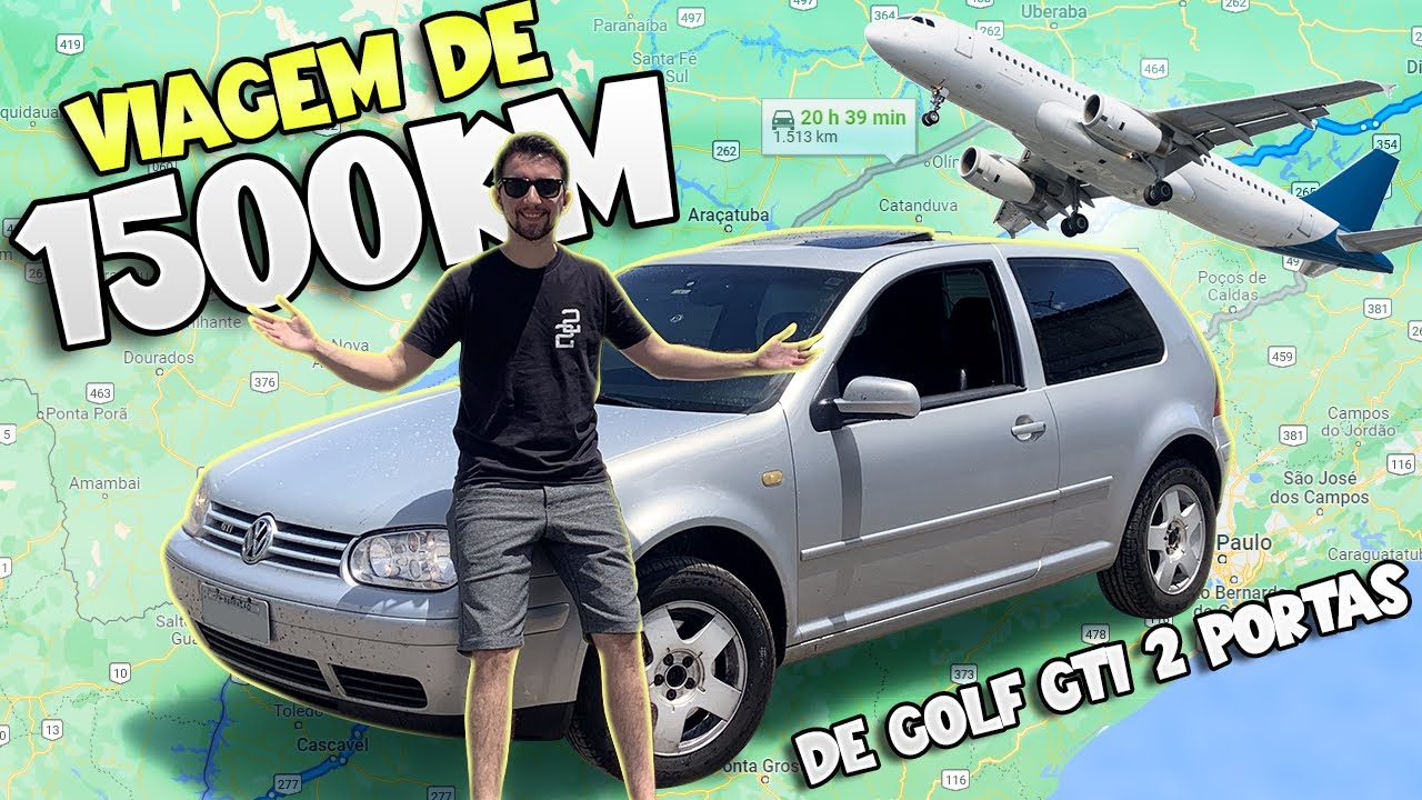 DE FOZ DO IGUAÇU até BELO HORIZONTE DE CARRO! 1500KM de GOLF GTI! Veja o que aconteceu