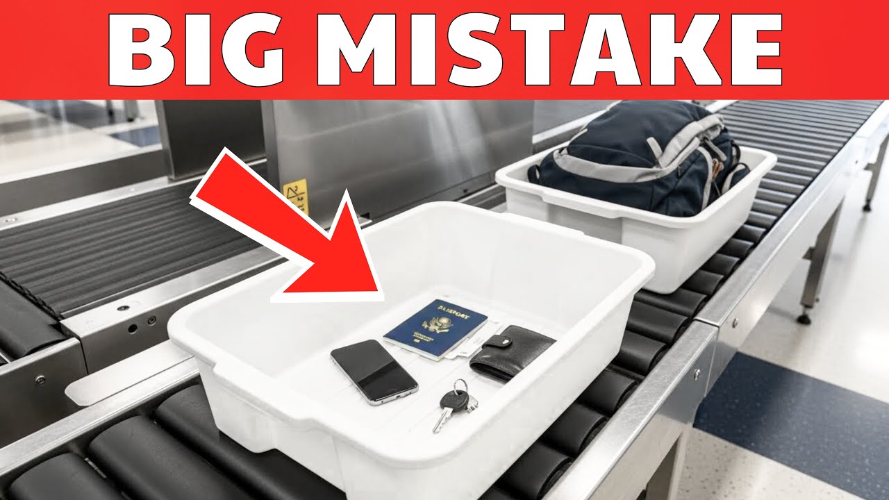 AVOID These TSA Line MISTAKES - 10 Airport Security Tips (Airlines WON&rsquo;T Tell You!)