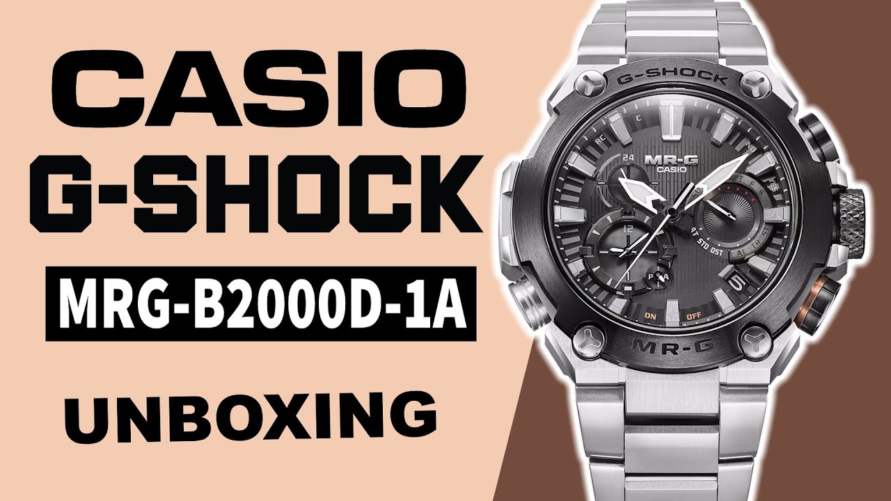 Распаковка и обзор часов CASIO G-SHOCK MRG-B2000D-1A