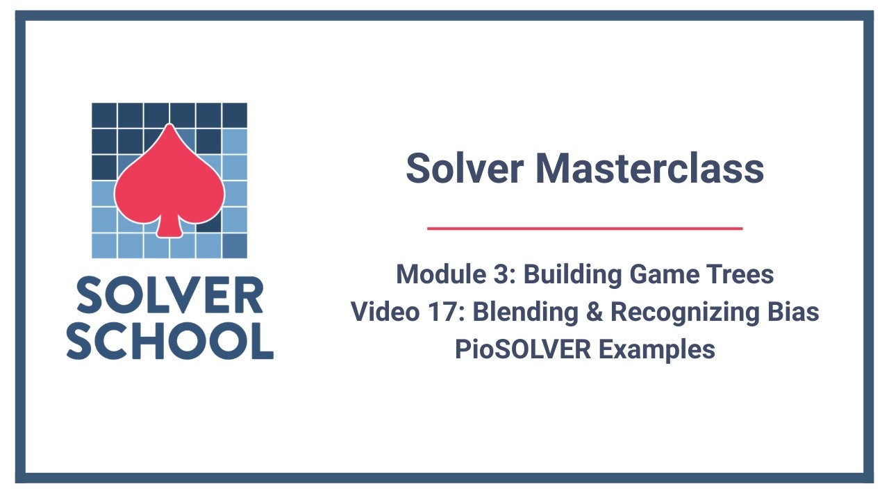 Мастер-класс по Solver | Модуль 3: Построение игровых деревьев &mdash; Примеры PioSOLVER с использовани...