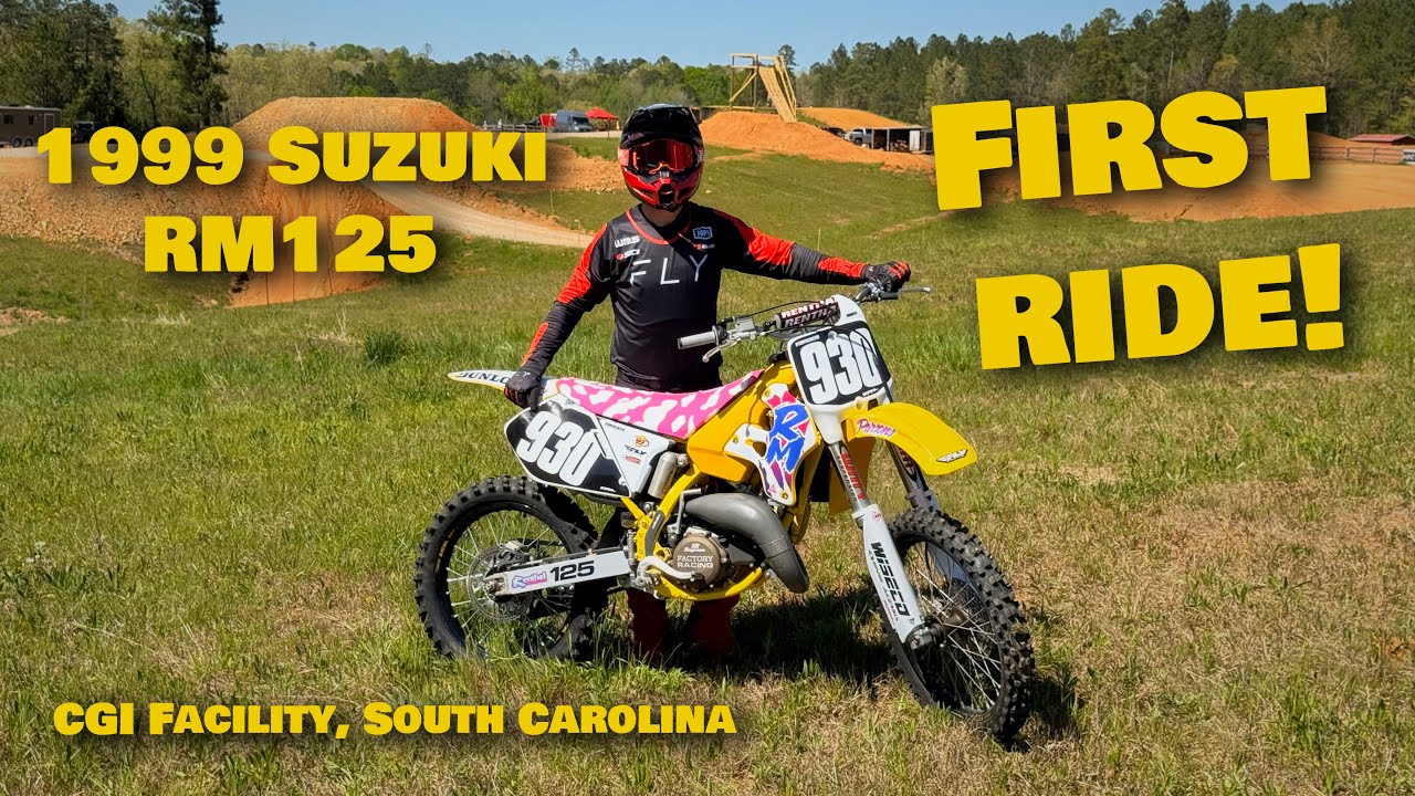 First RIDE!! Rebuilt 1999 Suzuki RM125 project bike (with Tom Parsons)
