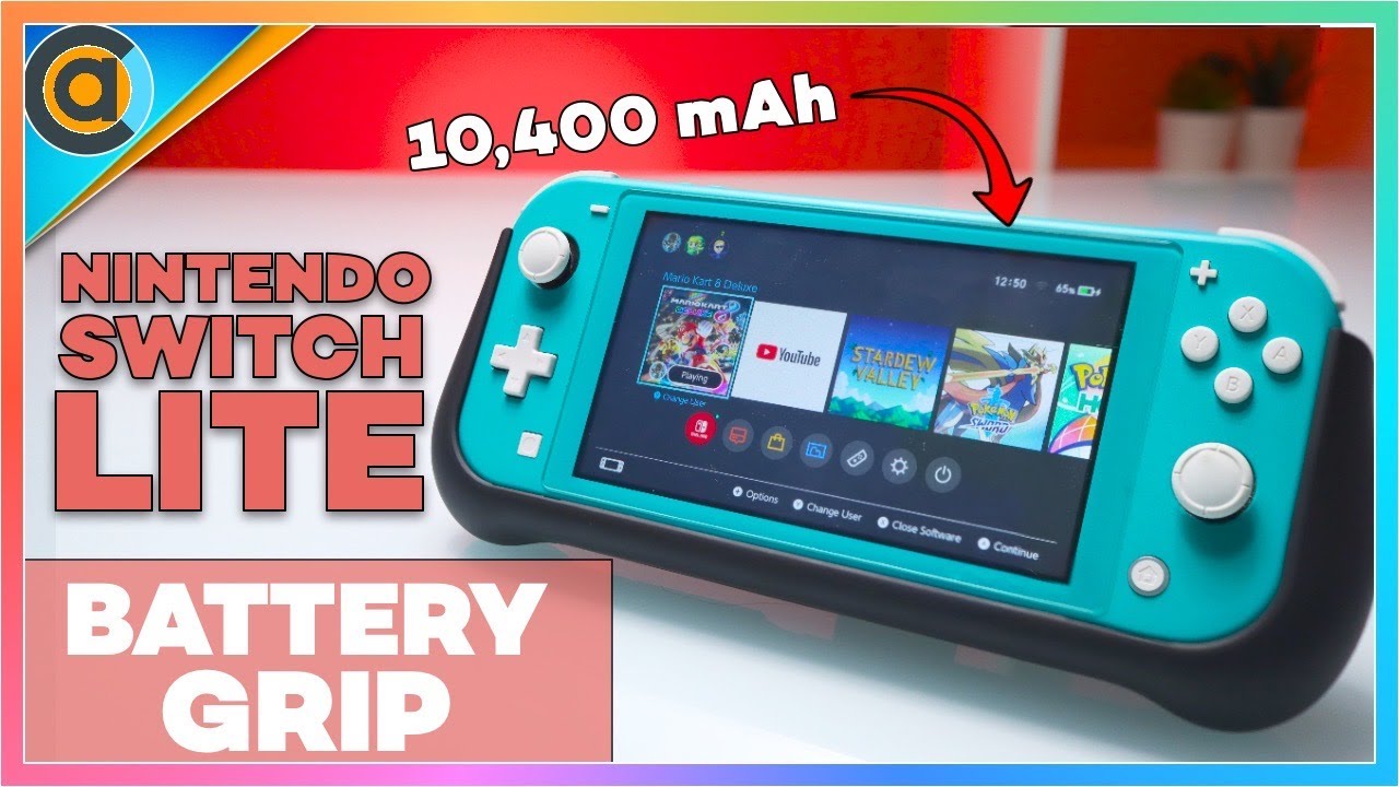 Nintendo Switch Lite Battery Grip.