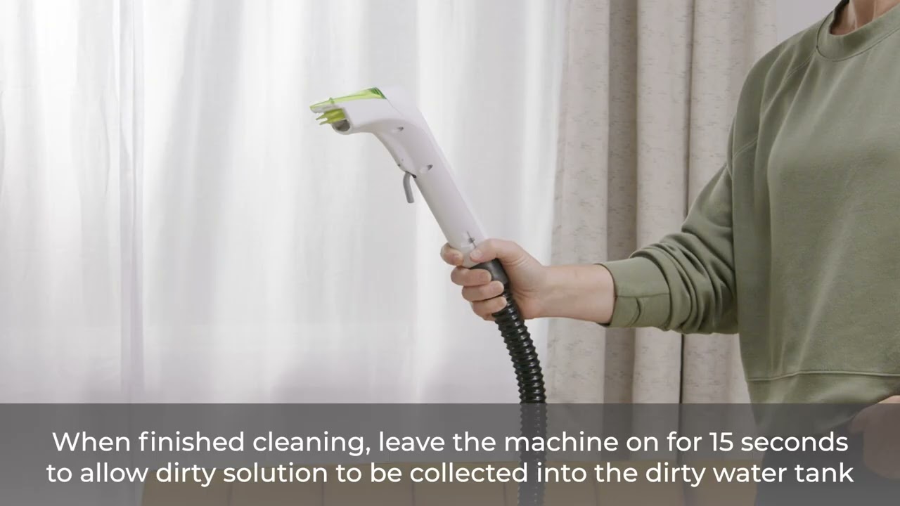 How to Use the Upholstery Tool on the TruDeep Cleaner®