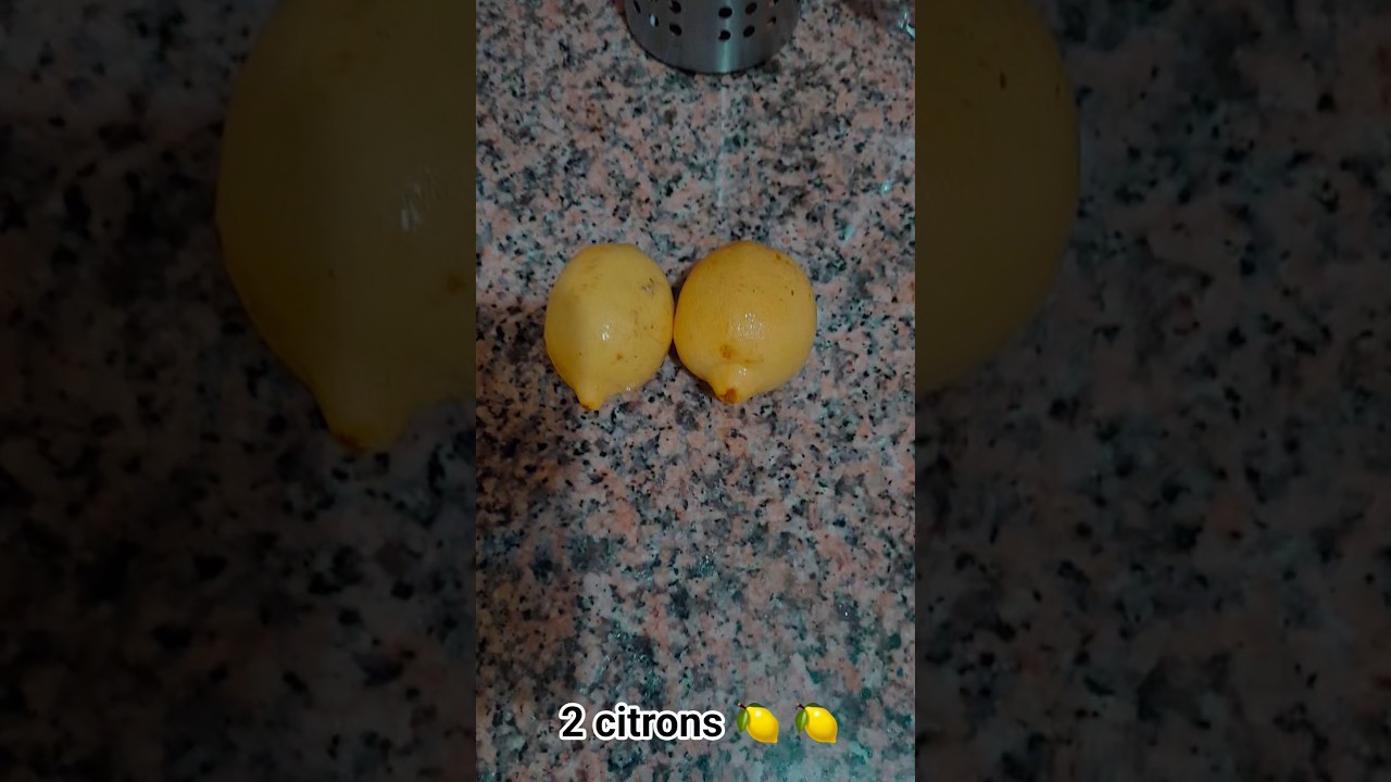 jus de citron 🍋 !!!!