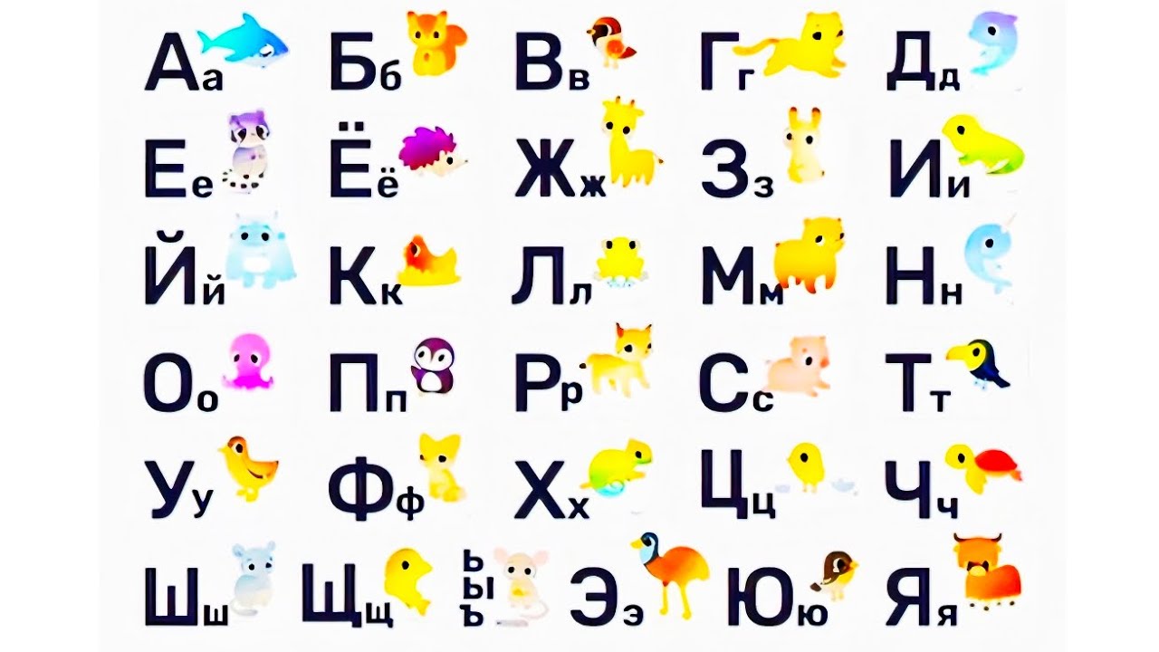 Русский алфавит | А аБ бВ Для детей | Дошкольное образование для детей | 