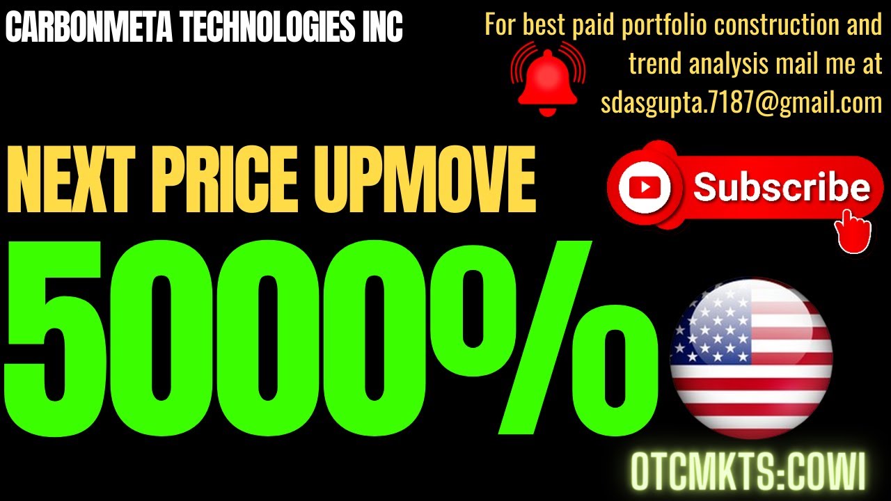 CARBONMETA TECHNOLOGIES INC NEXT PRICE UPMOVE | COWI STOCK NEWS