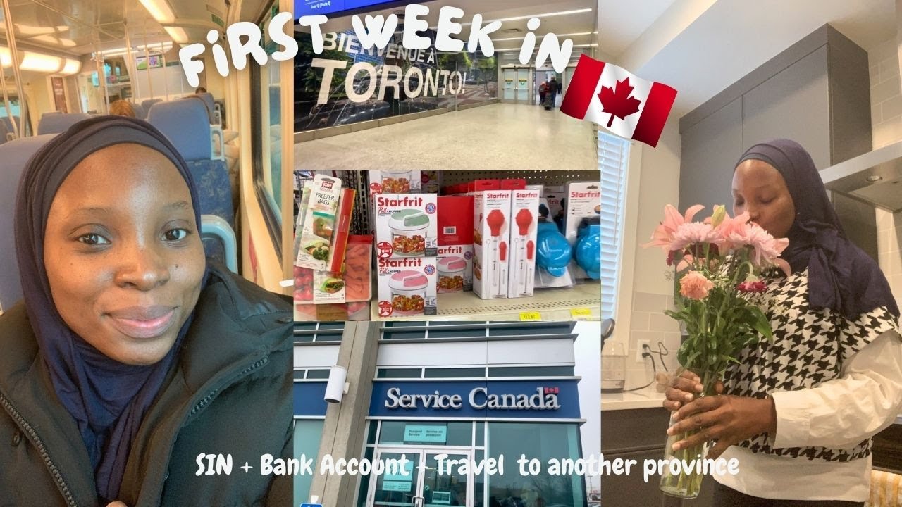 FIRST WEEK IN CANADA 🇨🇦 | SIN Number, Bank Account & Inter-Province Travel
