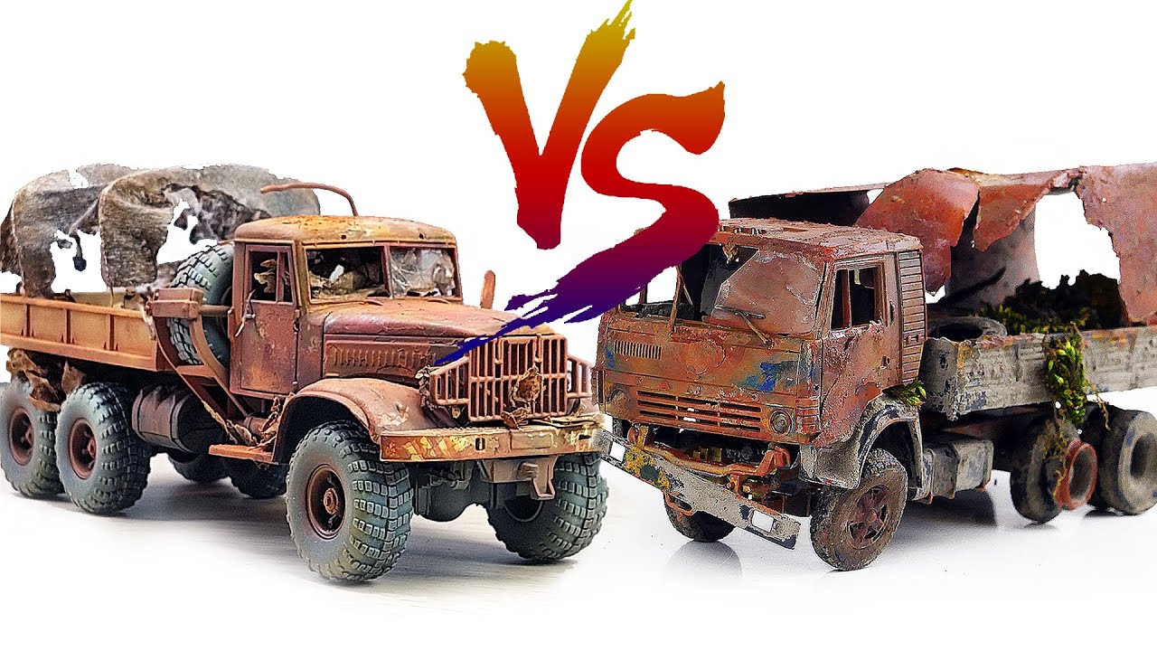 Restoration KamAZ vs KRAZ | Restoration Abandoned old TRUCKs