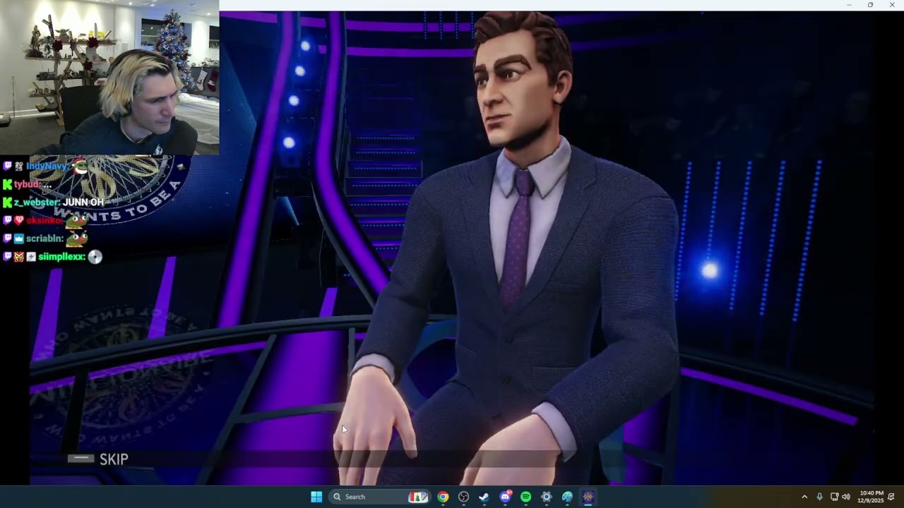 xQc Tries to Pull a Slumdog Millionaire