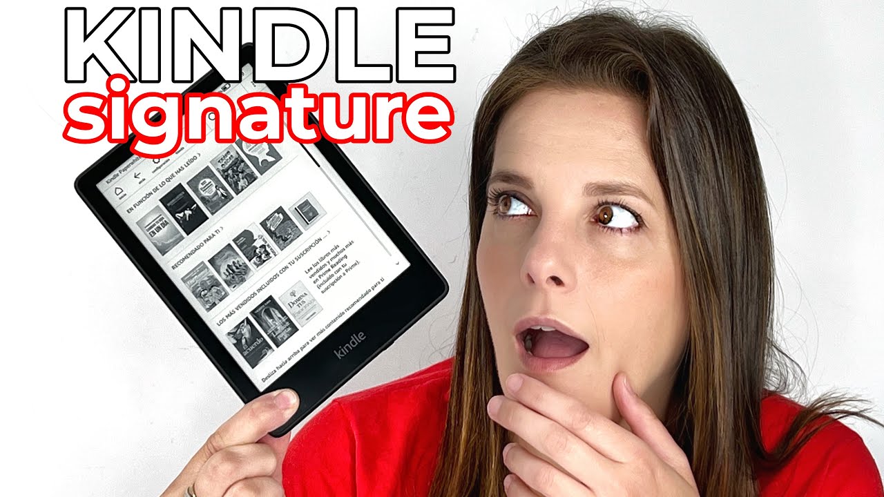 Amazon KINDLE PaperWhite Signature -MÁS de TODO-