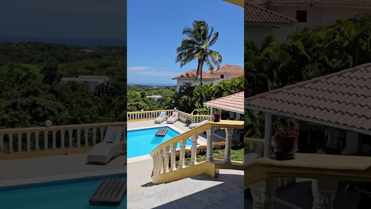 Ocean View Luxury Villa in Sosua – 4BR + Guest Apartment | Gated Community | $975K