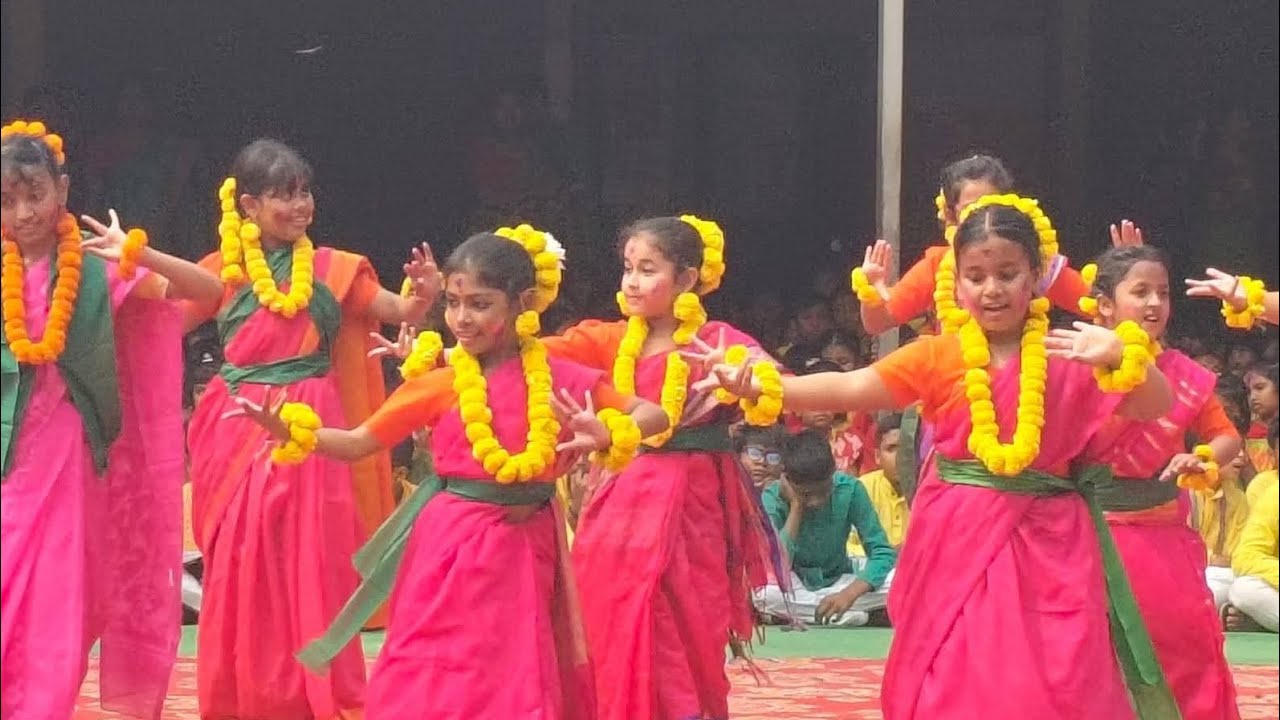বসন্ত উৎসব ২০২৬পাঠভবন-ডানকুনি। #2026 #school #bosontoutsob #viral #video #colour 