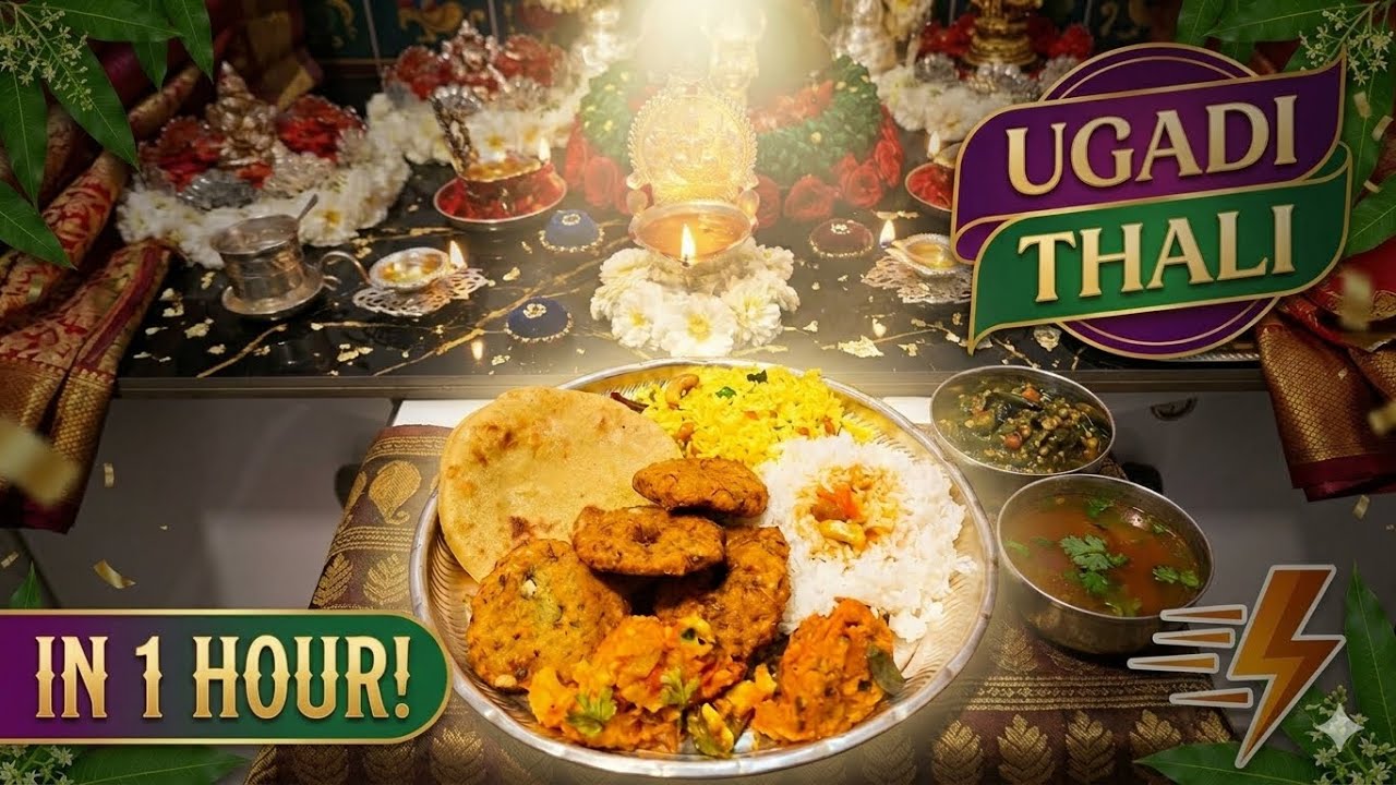 ఉగాది పండగ వంటలు ఫాస్ట్‌గా ఇలా చేసేయండి! ⚡️ Ugadi Lunch Menu Telugu