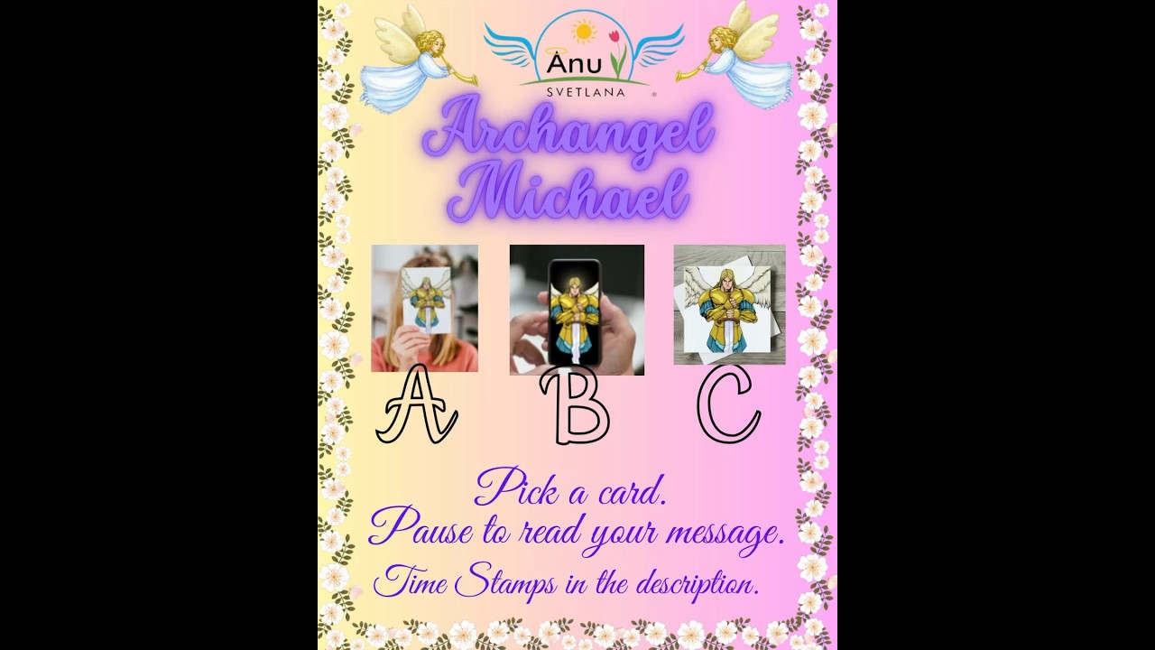 💜Archangel Michael!!💜 👼 Pick a card reading!!👼