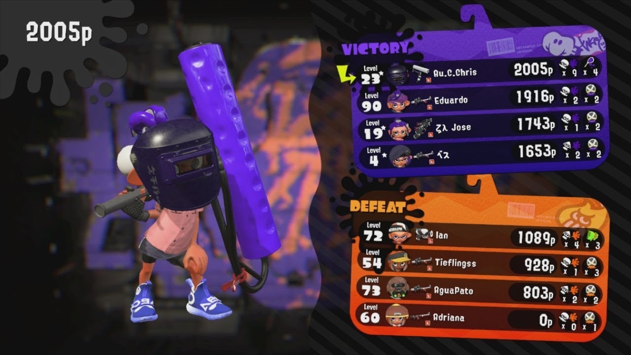 Splatoon 2  - Ver. 4.0.0 (Tony Kensa Weapons) (2/2) (9/13/18)