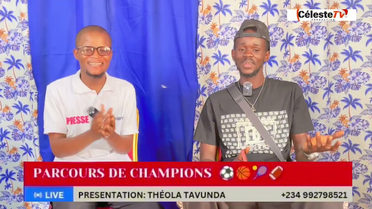 🛑l L'EMISSION PARCOURS DE CHAMPIONS, RECOIT RICHY MONDO GARDIEN DE BUTS DU JS WANGATA (EPFKIN RDC).