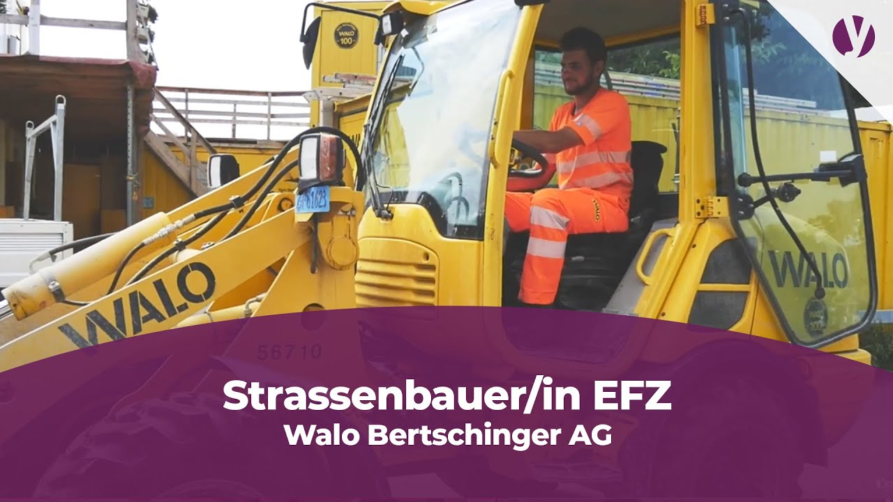 Lehrstelle als Strassenbauer/in EFZ bei der Walo Bertschinger AG