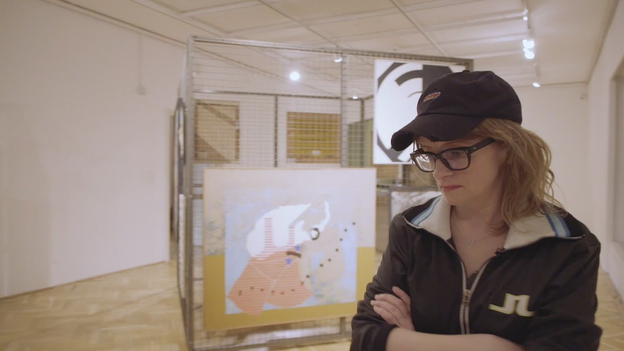 Natalia Korczakowska oprowadza po wystawie 