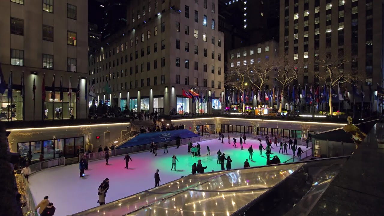 Manhattan, New York | 21:00 | Urban View 029 | Rockefeller Center Ice Skating Rink