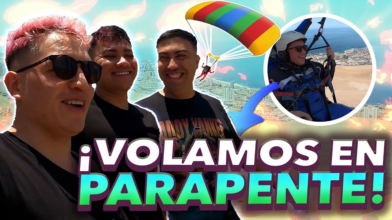 ¡VENCÍ MI MIEDO!😨 Me tiré en PARAPENTE desde ALTO HOSPICIO🪂 CON JAIMEPROOX Y MARCELILLO DY