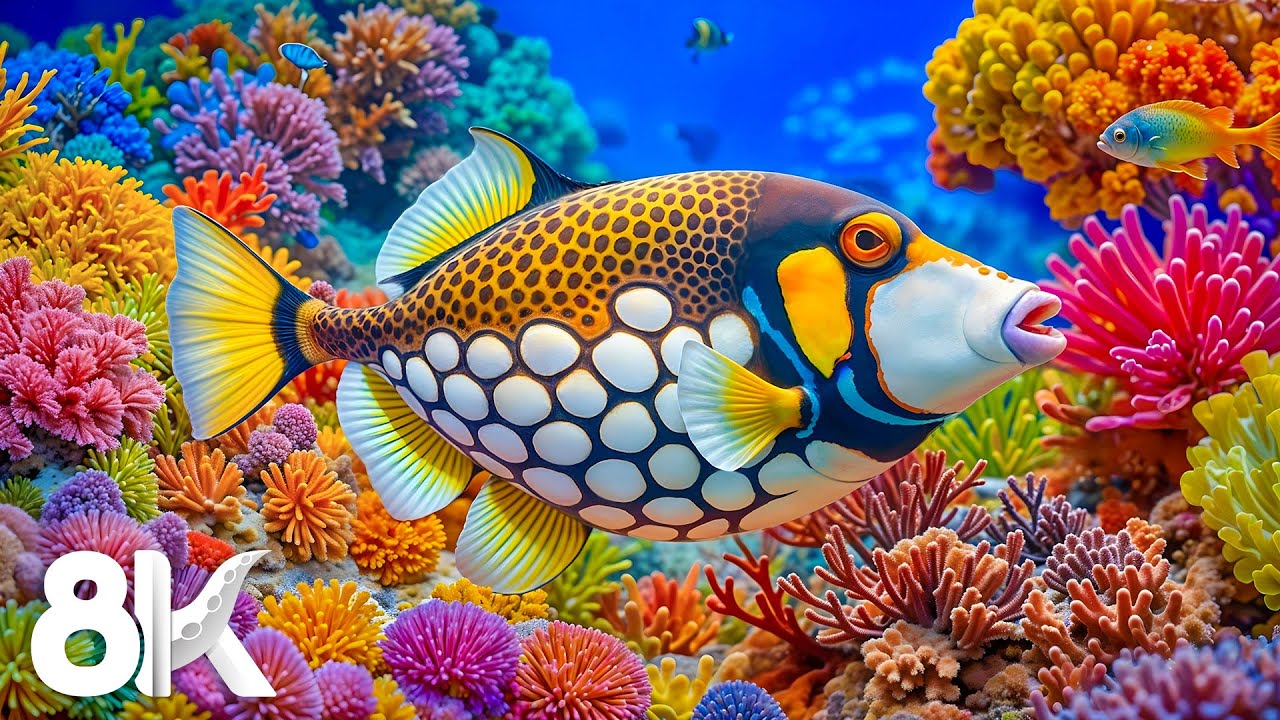 Stunning 8K Ocean Exploration - Immerse Yourself in the Colorful Underwater World