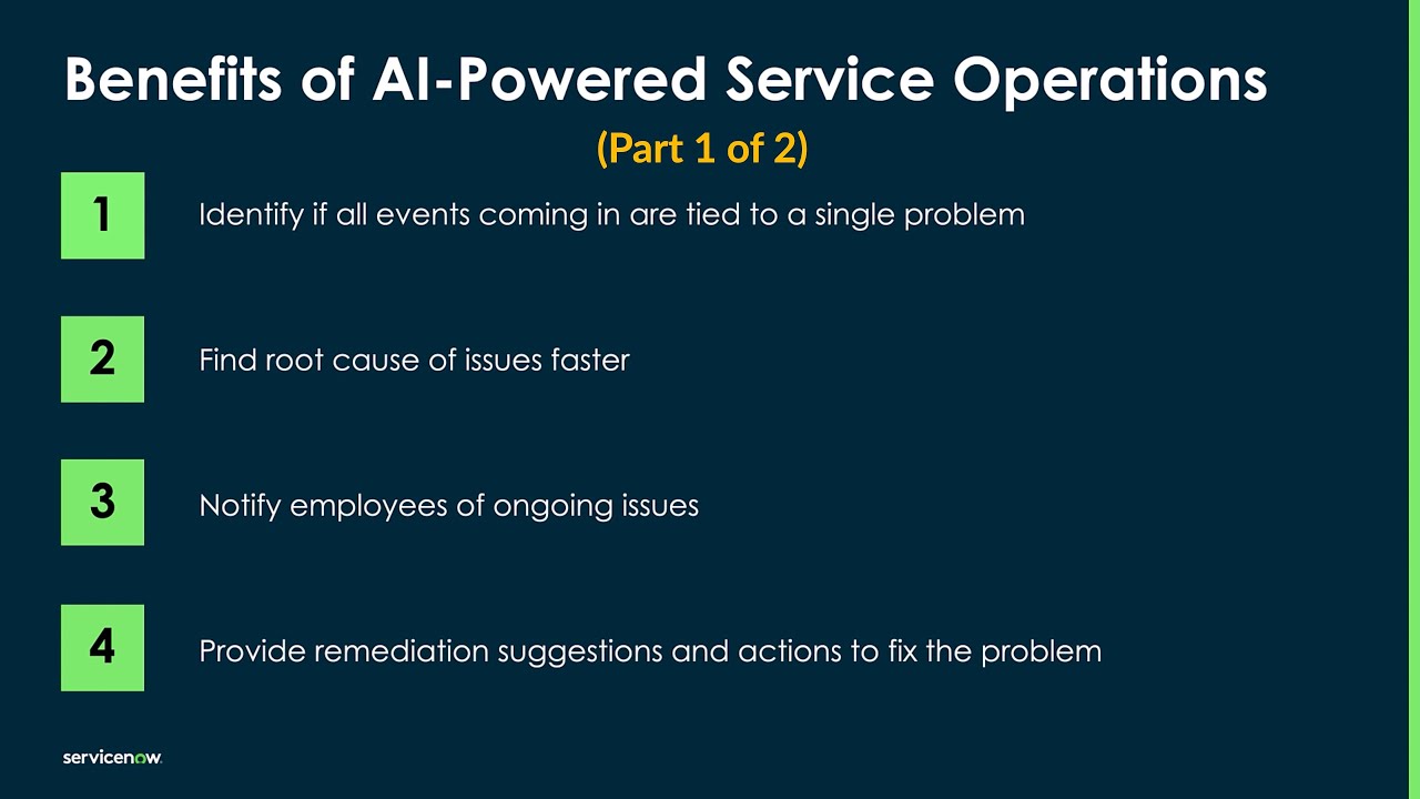 AI-Powered Service Operations Part 1 - deflect, predict and notify