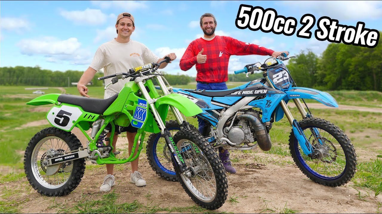 Motor Swapping my Friends Dirt Bike (500cc 2 Stroke)