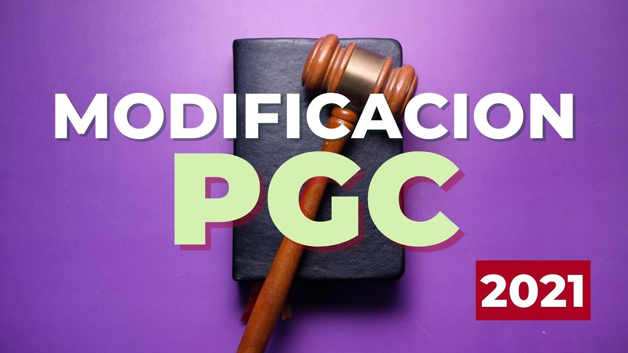 Modificación del PGC mediante RDL 1/2021 de 12 de enero