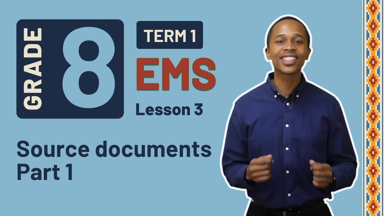 8 класс EMS: Финансовая литература | Семестр 1 | Урок 3 | Исходные документы, часть 1