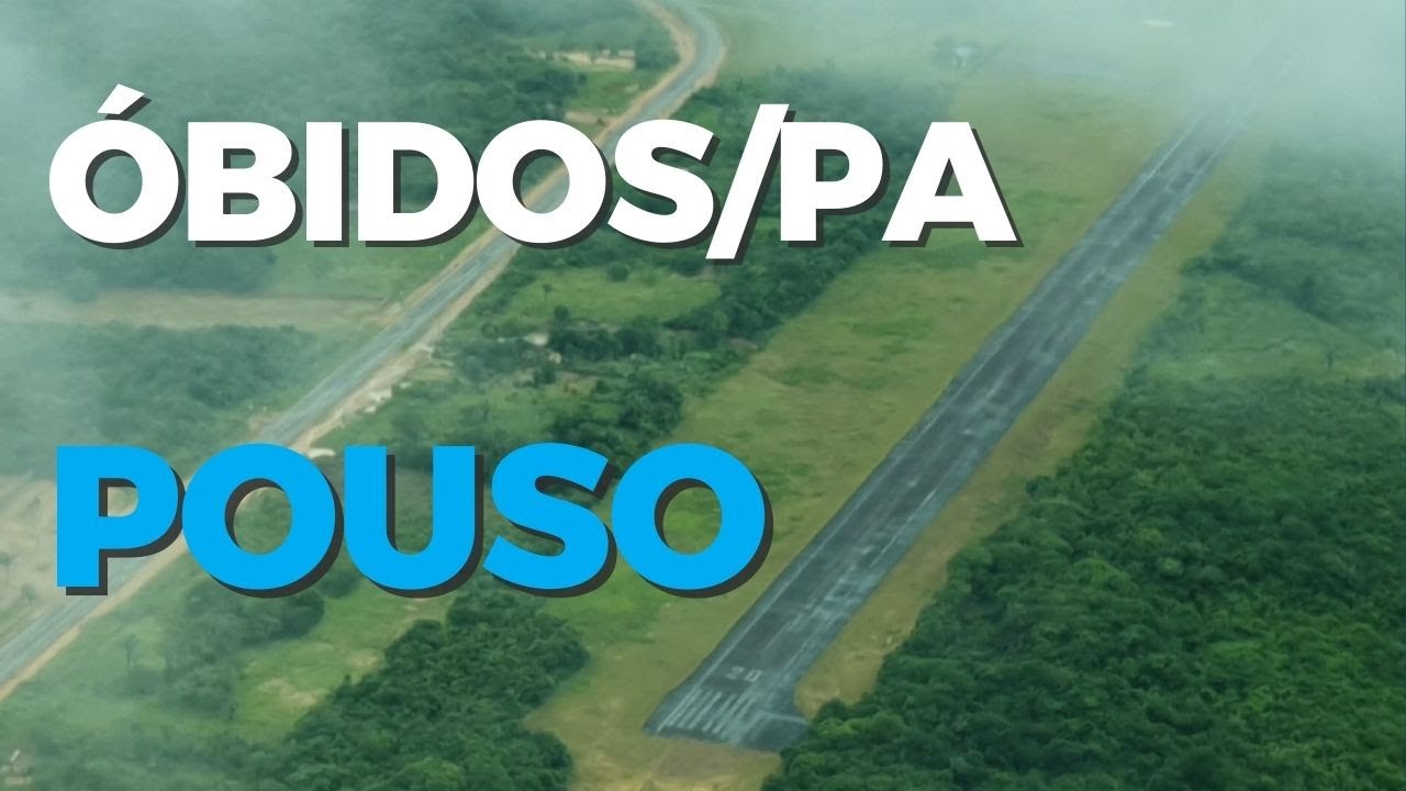 Pouso no aeródromo de Óbidos, no Pará, a bordo de um Cessna Grand Caravan da Azul Conecta.