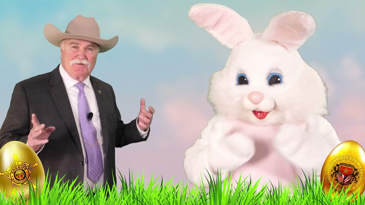 Happy Easter From Sheriff Richard K. Jones and his special guest!
