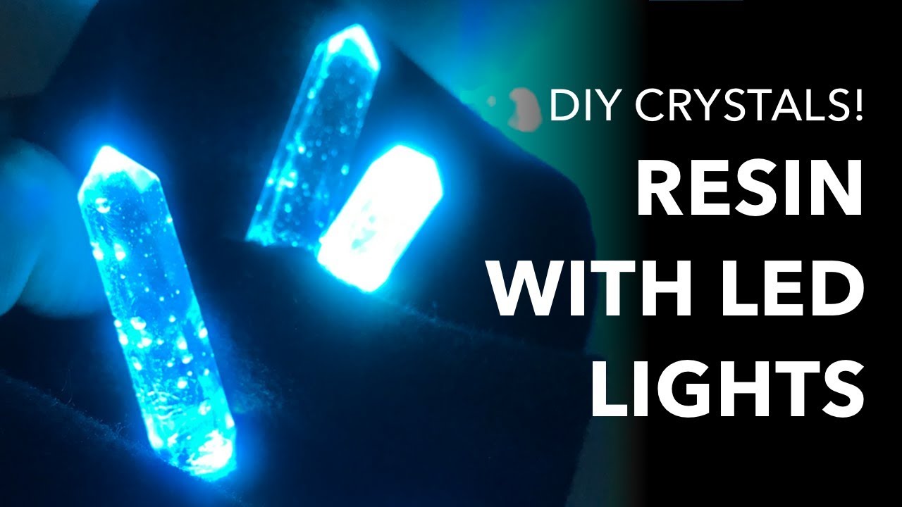 Using Resin with LEDs: Wearable Tech Illuminated Crystal Tutorial