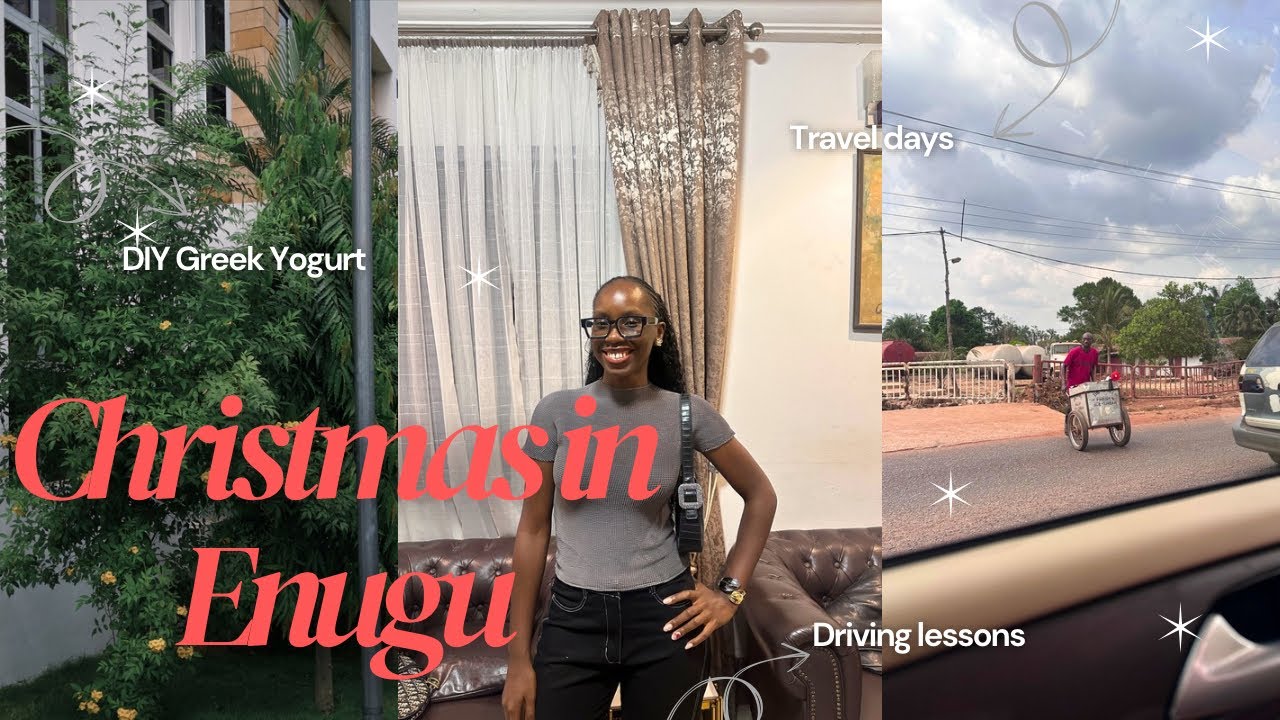 Vlogmas 2025 🎄Pt 1 | Travel to Enugu🪵, homemade yogurt 🍦, wedding prep 💃🏽and more…