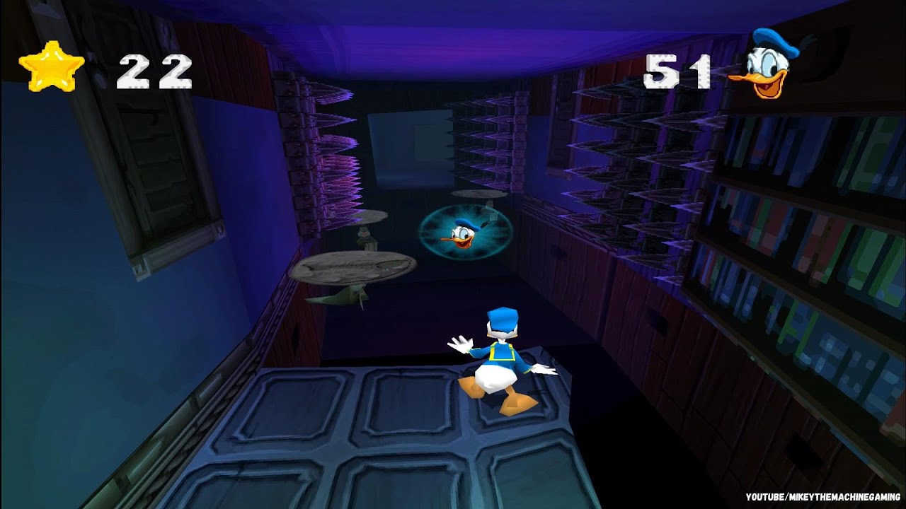 Donald Duck: Goin Quackers (PS1) - Part 3 - Magica De Spell's Manor (PlayStation 1)