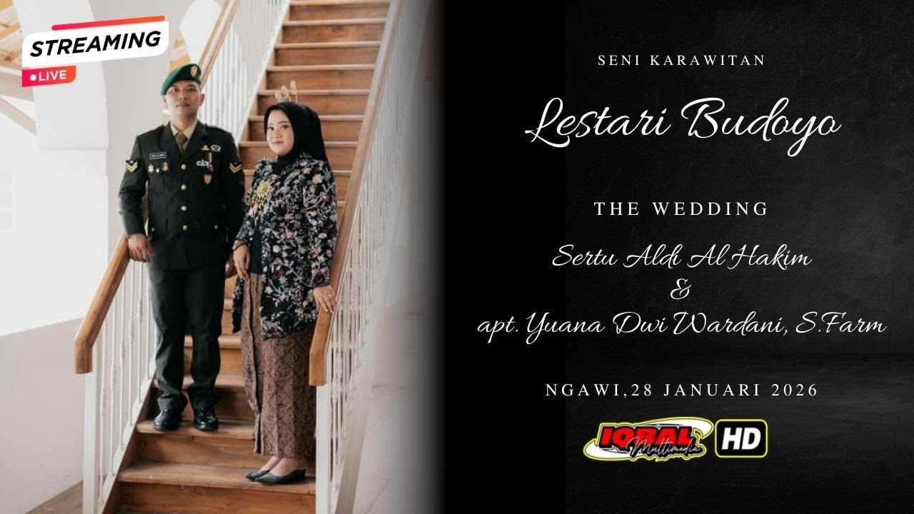 LIVE - Seni Karawitan LESTARI BUDOYO Malam Resepsi Ngunduh Mantu Sertu Adli  & Yuana Dwi W , S.Farm