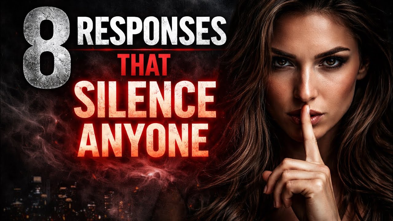 8 Smart Responses That Instantly Silence Anyone #Psychology #DarkPsychology