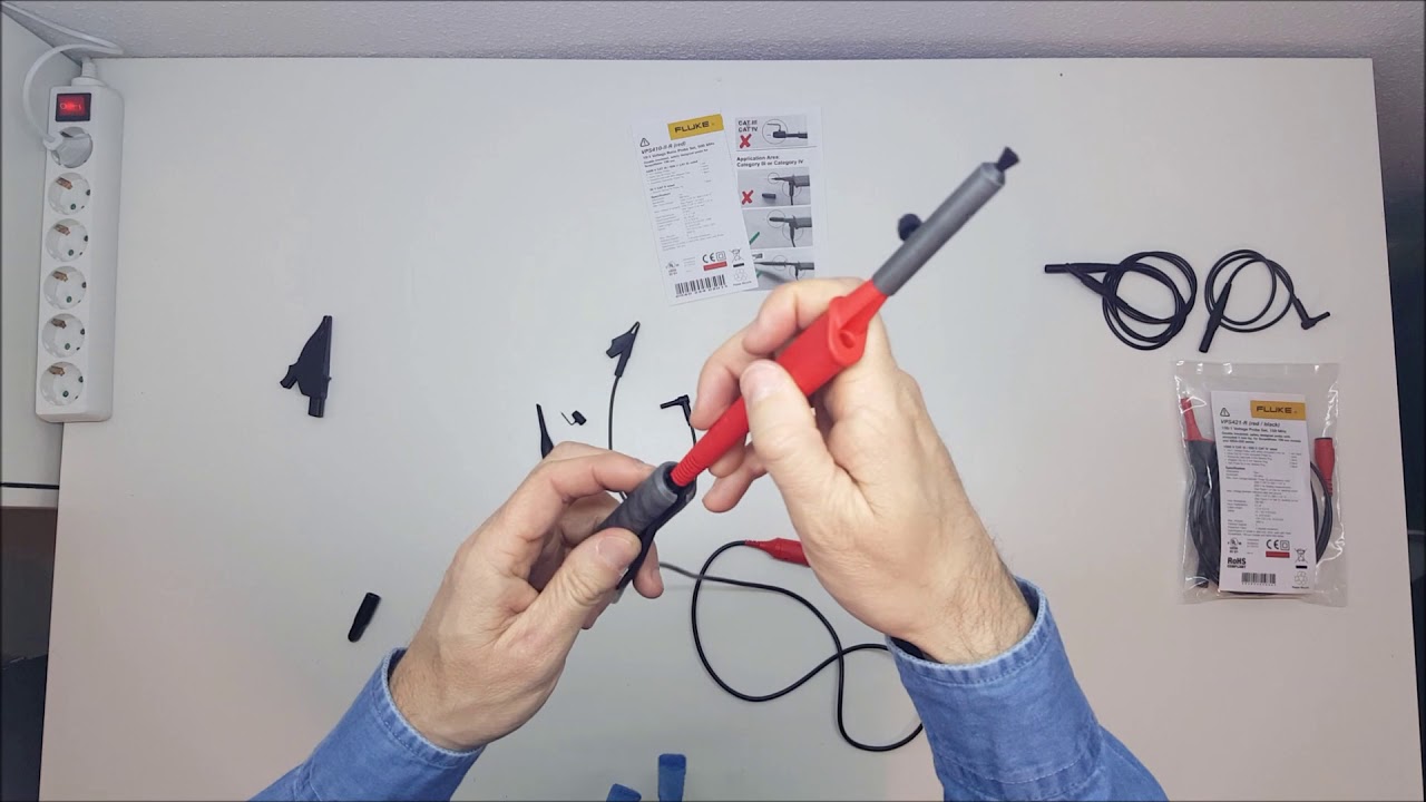 MOUNTING THE FLUKE MDA550 MOTOR SHAFT VOLTAGE PROBE