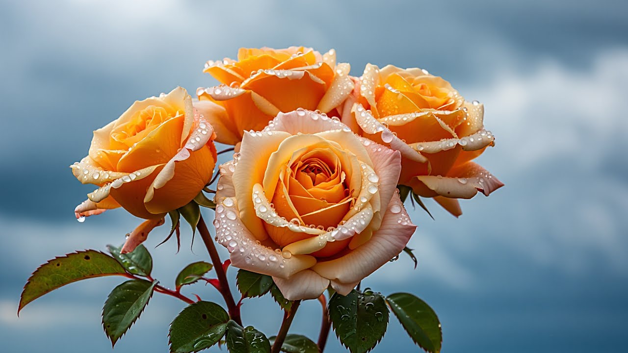 🌹 Relaxing Rose Garden Ambience | Soothing Floral Calm for Stress Relief & Mind Relaxation
